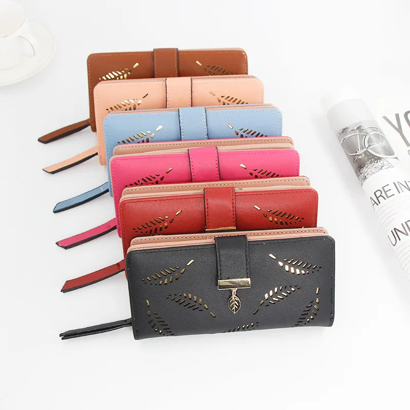 Women's Long Zipper Wallet Mobile Phone Bag Handbag Purse
