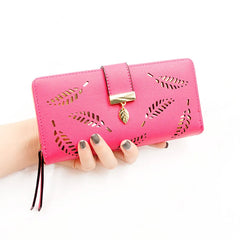Women's Long Zipper Wallet Mobile Phone Bag Handbag Purse