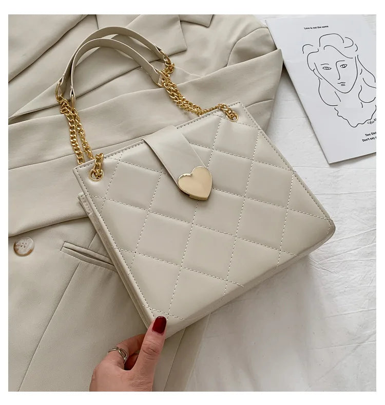 Women Leather Shoulder Crossbody Bag Underarm Handbag