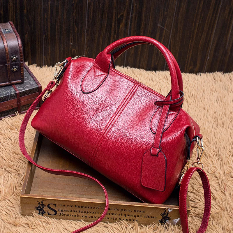 Autumn Winter Boston Messenger Bag Shoulder Handbag Female Pillow Bag