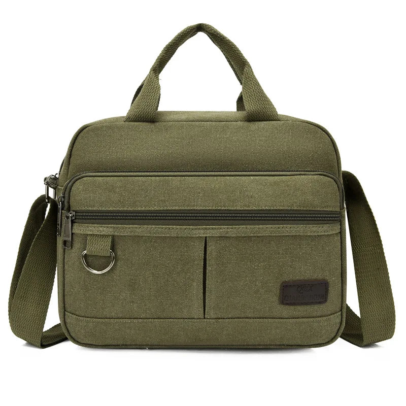 Canvas Shoulder Bag Casual Messenger Bag Handbag