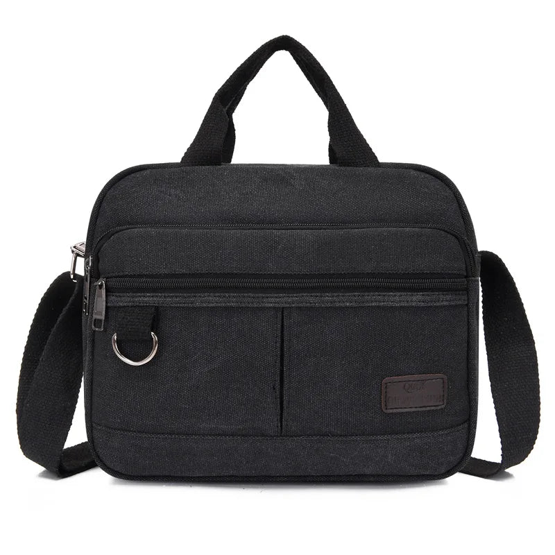 Canvas Shoulder Bag Casual Messenger Bag Handbag