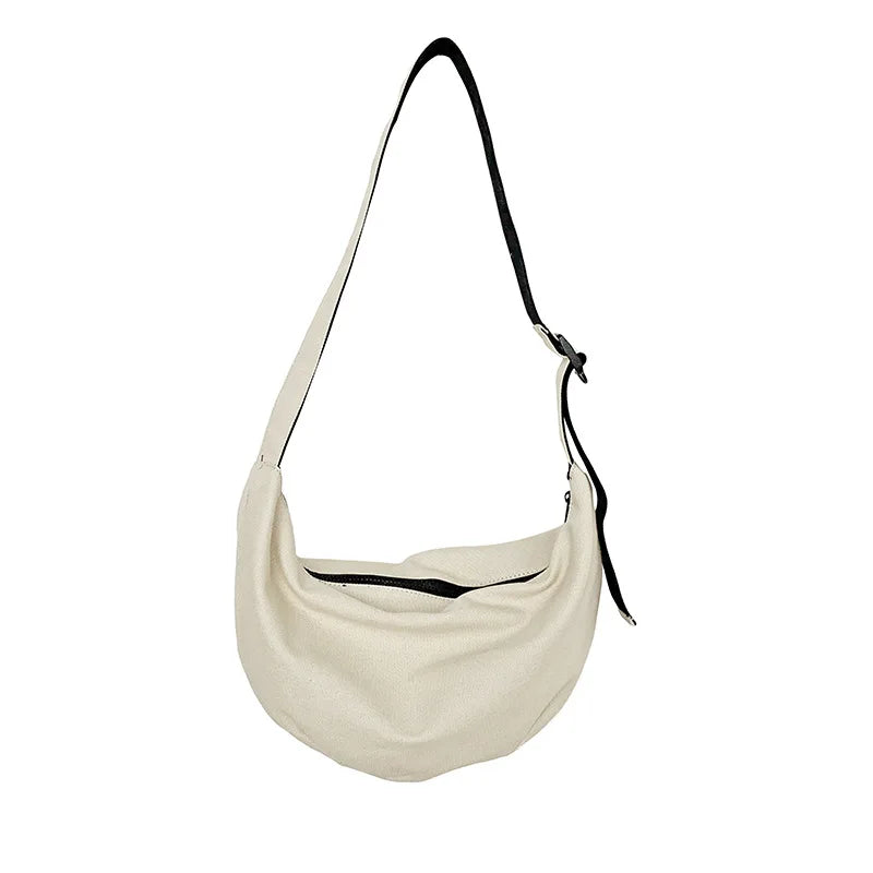 Creative Ladies Canvas Bag - One-Shoulder Messenger Satchel Handbag