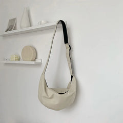 Creative Ladies Canvas Bag - One-Shoulder Messenger Satchel Handbag