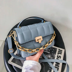 Western Girl Messenger Bag Rhombus Chain Small Square Bag