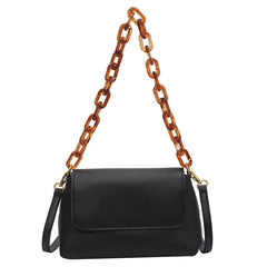 Retro Hand Chain Small Square Bag Soft Leather Shoulder Bag