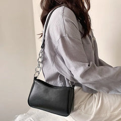 Spring Retro Small Square Shoulder Bag Texture Messenger Bag