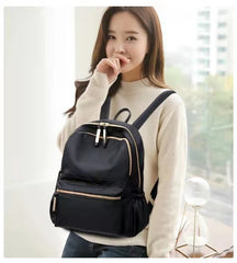 Stylish European & American Female Backpack, Oxford Cloth Bag