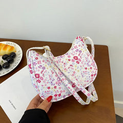 Women's Versatile Printing PU Single Shoulder Messenger Bag