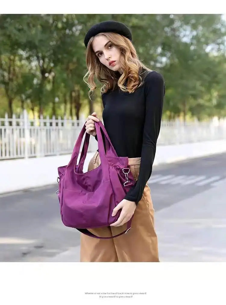 Large Capacity Oxford Cloth Shoulder Bag