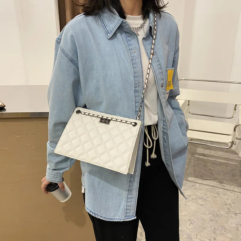 Chain Mini Bag Women Handbag Ins Purses Crossbody Bag Casual Shoulder Bag