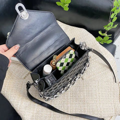 Women's PU Leather Crossbody Bag, Fashionable Shoulder Handbag
