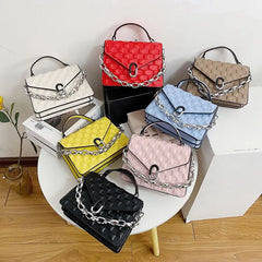 Women's PU Leather Crossbody Bag, Fashionable Shoulder Handbag