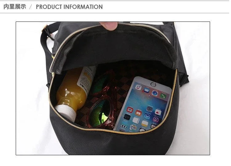Waterproof Nylon Oxford Small Backpack Bag