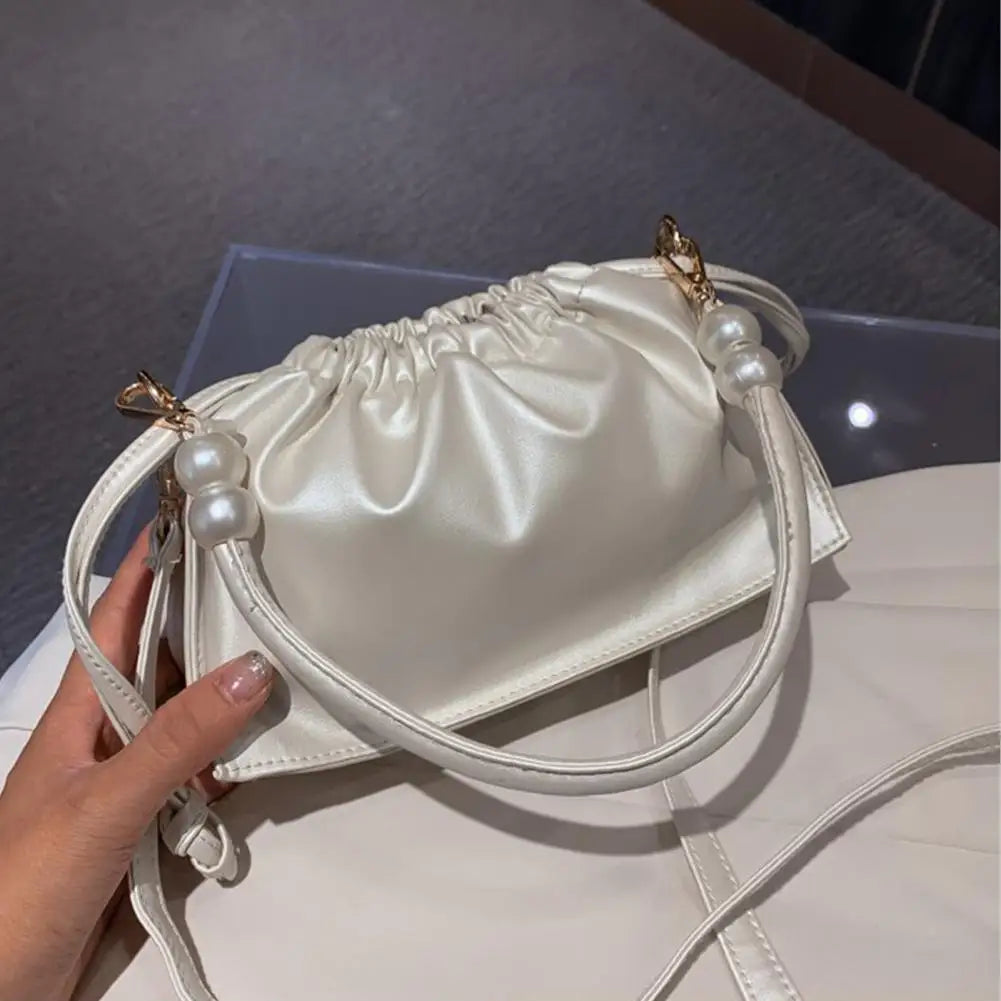 Cloud-Shaped Small Cross Body Bag Pink