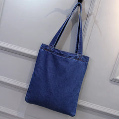 2021 Ladies Large Denim Tote Bag Shoulder Crossbody Purse