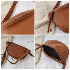Women Waist Bag Fanny Pack Large Capacity Crossbody Chest Bags PU Leather B