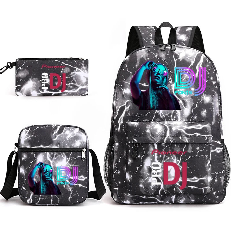 2021 Pioneer Pro Dj Printing Laptop Backpack for Boys and Girls
