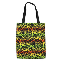 2021 Tonga Art Canvas Bag For Girls Shopping Handbags Polynesian Portable Bag