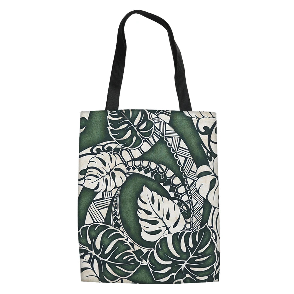 2021 Tonga Art Canvas Bag For Girls Shopping Handbags Polynesian Portable Bag