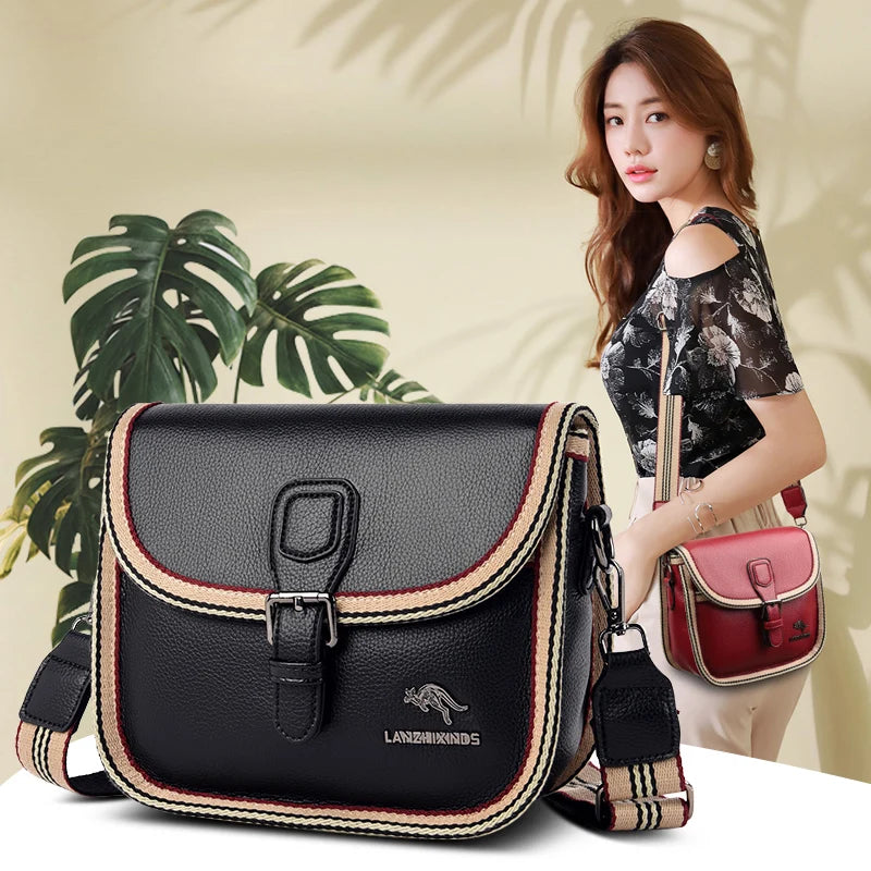 2021Top Crossbody Shoulder Bag Anti-Theft Lock Female Bag