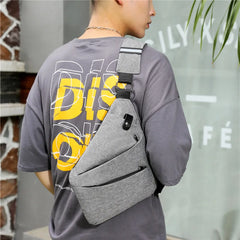 Anti-theft Men Chest Bag Waterproof Chest Pack Travel Personal Pocket