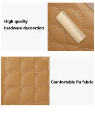 Autumn Messenger Bags Printing PU Leather Shoulder Crossbody Bag for Women