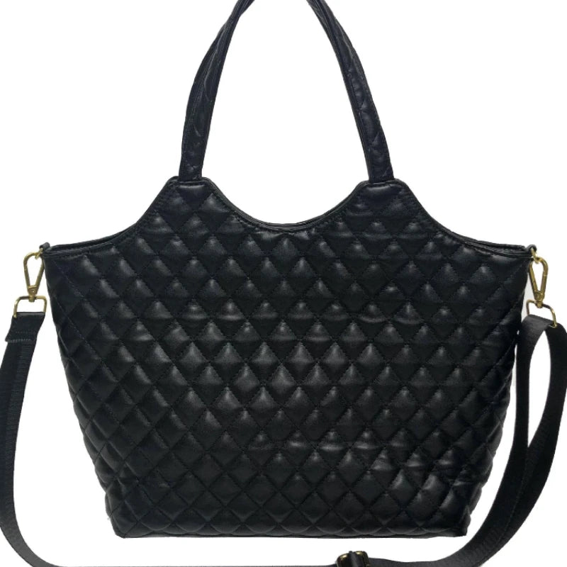 Autumn/Winter High Capacity Rhombic Tote Bag Female Large Bag