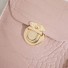 Crocodile Pattern Lock Female Bag - Autumn/Winter Version