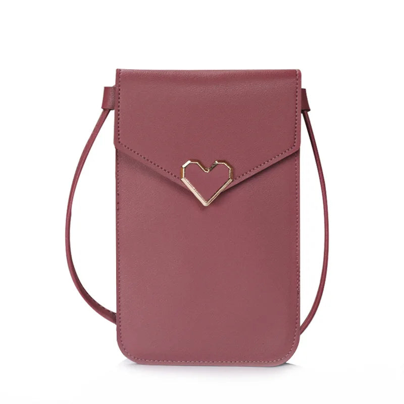 Women Touch Screen Cell Phone Purse Shoulder Strap Handbag