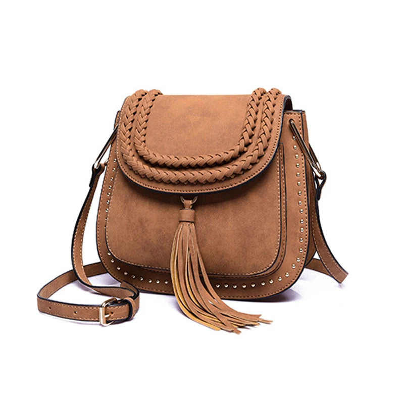 Vintage Shoulder Crossbody Bags Weave Mini Small Bags for Women