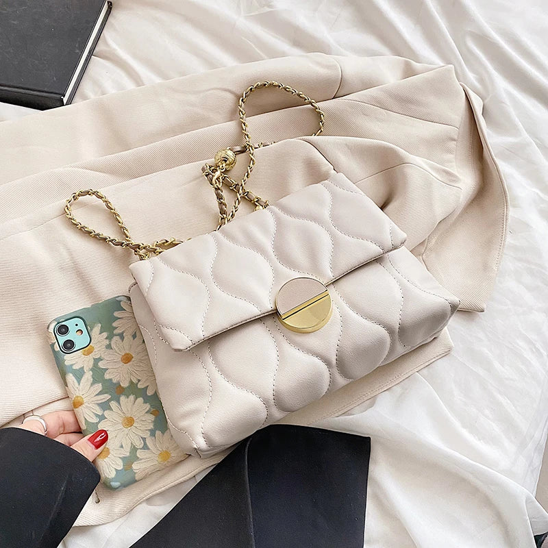 Women's PU Leather Messenger Bag with Adjustable Strap