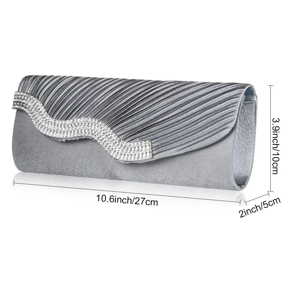 Rhinestone Party Evening Clutch Wedding Shoulder Bag