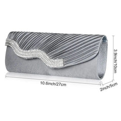 Rhinestone Party Evening Clutch Wedding Shoulder Bag