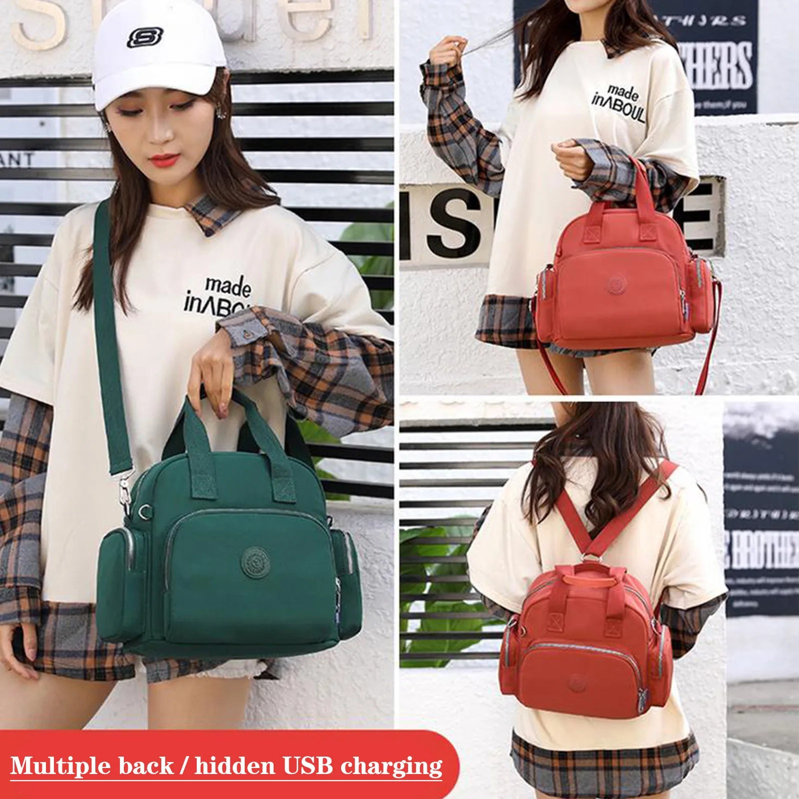 Ethnic Single Shoulder Messenger Bag Totes Shopping Bag Necessaire