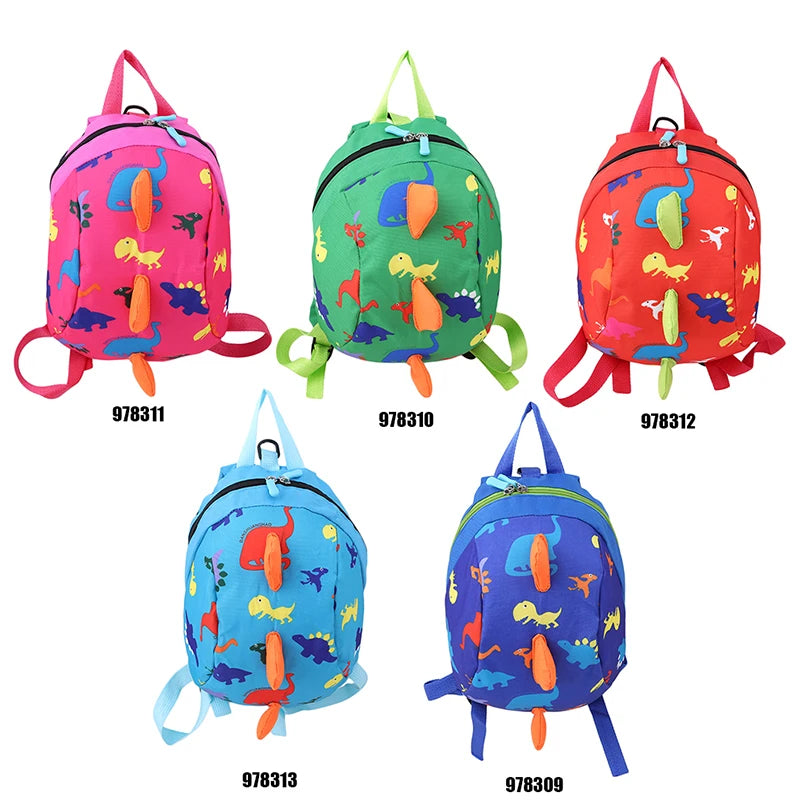 Dinosaur Print Backpack SchoolBag Boys Girls Animal School Bag