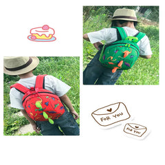 Dinosaur Print Backpack SchoolBag Boys Girls Animal School Bag