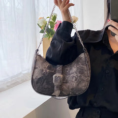 Denim Armpit Bags for Women Purses and Handbags