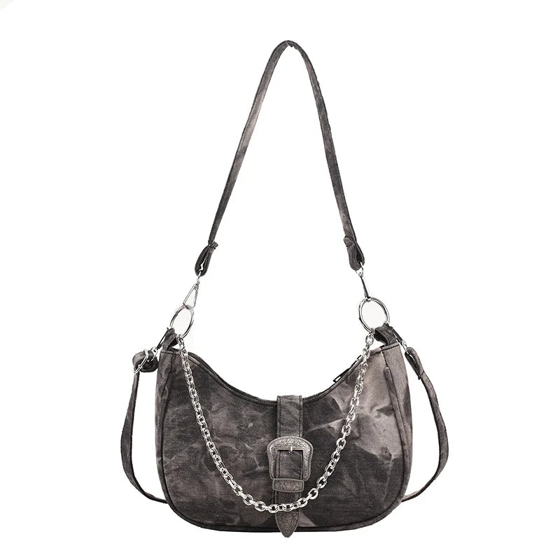 Denim Armpit Bags for Women Purses and Handbags Shoulder Bag Satchel