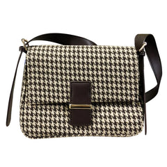 Women Lattice Shoulder Crossbody Bag Portable Clutch Tide