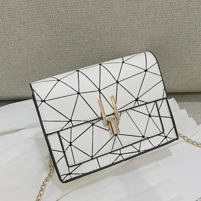 Small Square Crossbody Bag Casual Solid Color Wild Crossbody Bags