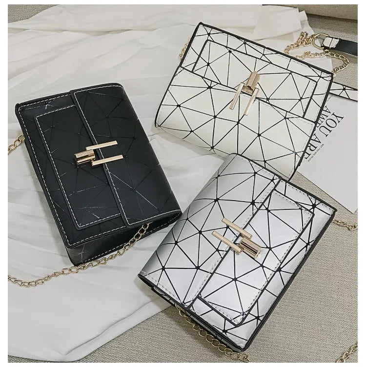 Small Square Crossbody Bag Casual Solid Color Wild Crossbody Bags