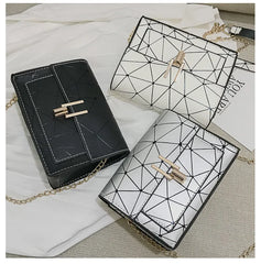 Small Square Crossbody Bag Casual Solid Color Wild Crossbody Bags