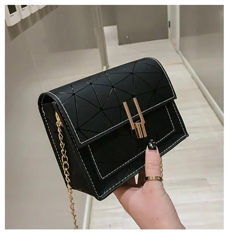 Small Square Crossbody Bag Casual Solid Color Wild Crossbody Bags