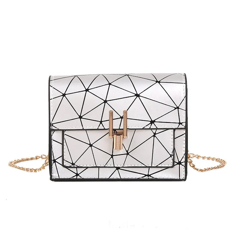 Small Square Crossbody Bag Casual Solid Color Wild Crossbody Bags
