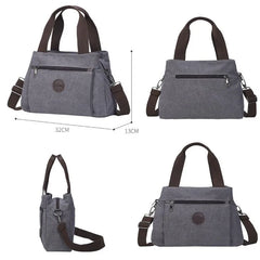 Large Pocket Casual Tote Women's Handbags Shoulder Handbags Canvas Capacity Bags