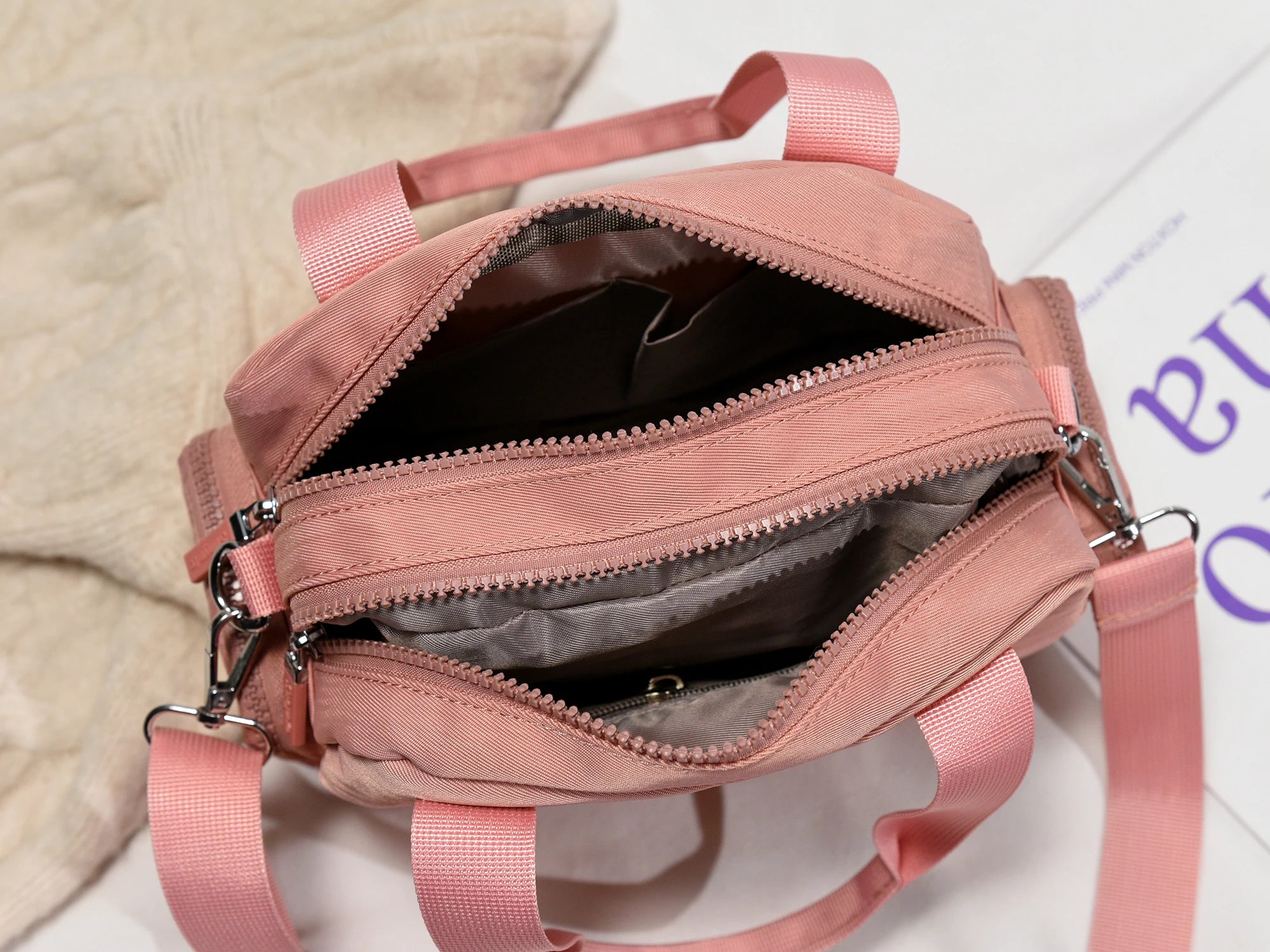Women's Shoulder Bag Small Crossbody Nylon Travel Messenger