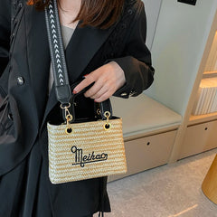 Straw Bags for Women High Purses and Handbags Shoulder Bag Bohemian Crossbody Ba