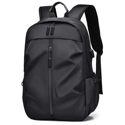 Waterproof Men's Laptop Backpack w/ USB Port 15.6inch
