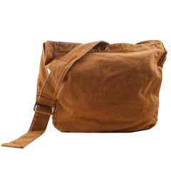 Canvas Shoulder Bags Unisex Solid Crossbody Bags